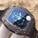 2017 Copy Richard Mille RM 052 Watch Rose Gold Black plated Blue Skull rubber (3)_th.jpg